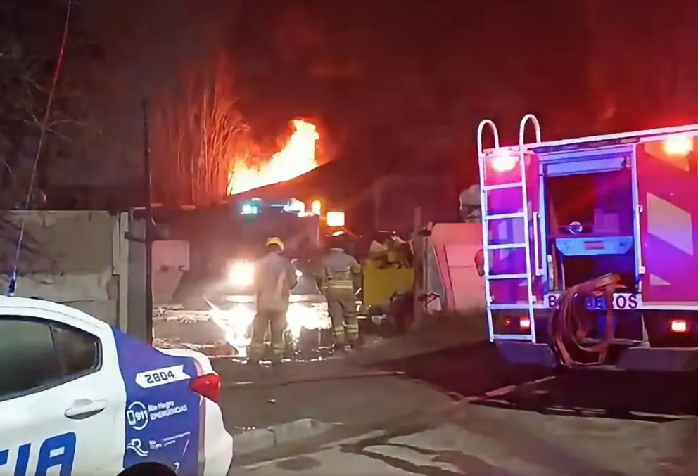 incendio planta de reciclaje