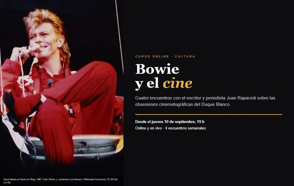 Bowie y el cine, curso online de Juan Rapacioli